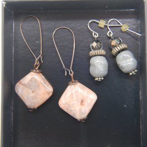 Lot of 2 pairs of Dangle Earrings - Very Nice